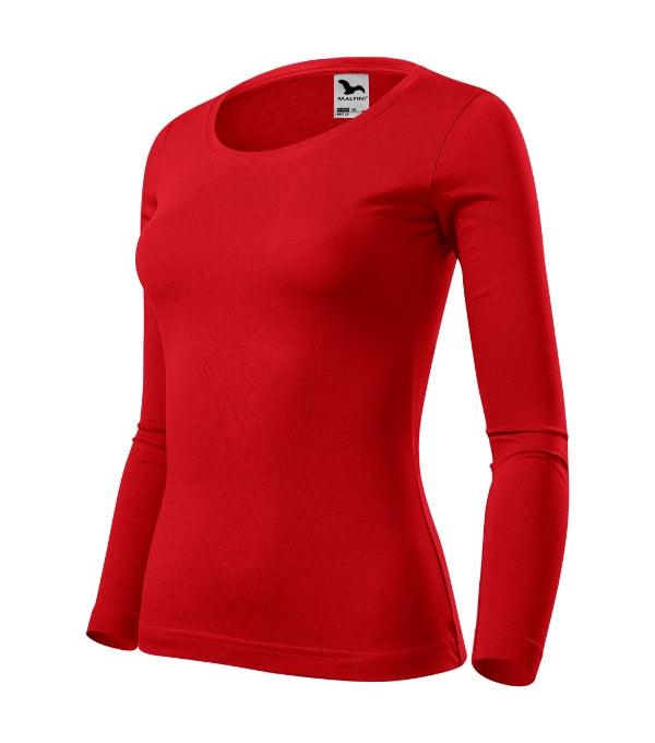 Fit-T LS 169 Tričko dámske — červená