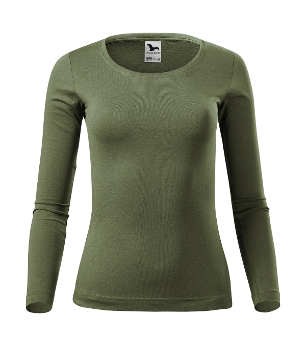 Fit-T LS 169 Tričko dámske — khaki
