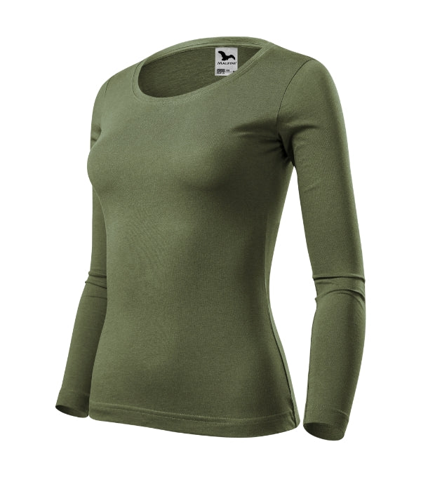 Fit-T LS 169 Tričko dámske — khaki