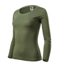 Fit-T LS 169 Tričko dámske — khaki