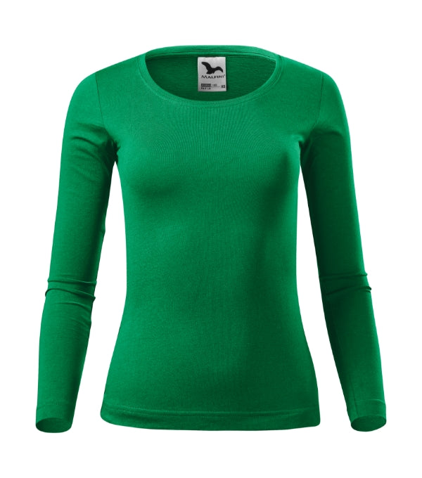 Fit-T LS 169 Tričko dámske — trávová zelená