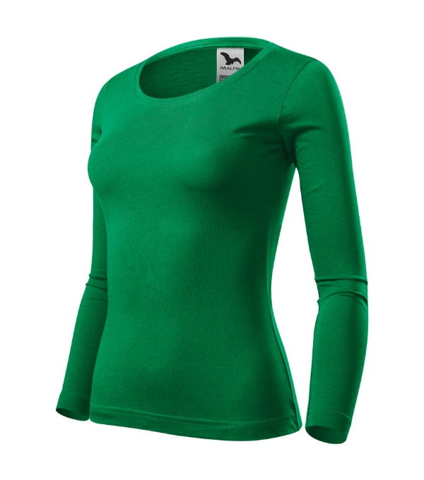 Fit-T LS 169 Tričko dámske — trávová zelená