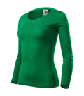 Fit-T LS 169 Tričko dámske — trávová zelená