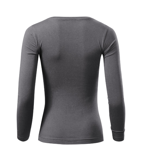 Fit-T LS 169 Tričko dámske — oceľovo sivá