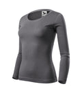 Fit-T LS 169 Tričko dámske — oceľovo sivá
