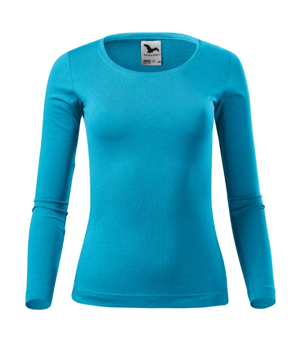Fit-T LS 169 Tričko dámske — tyrkysová