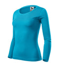 Fit-T LS 169 Tričko dámske — tyrkysová