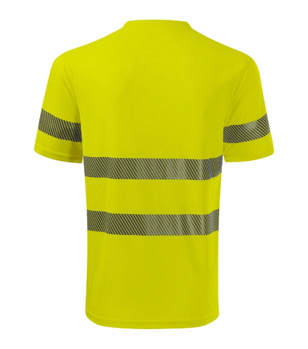 HV Dry 1V8 Tričko unisex — fluorescenčná žltá