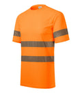 HV Dry 1V8 Tričko unisex — fluorescenčná oranžová