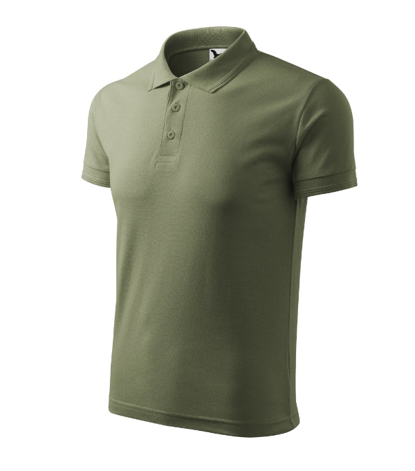 Pique Polo 203 Polokošeľa pánska — khaki