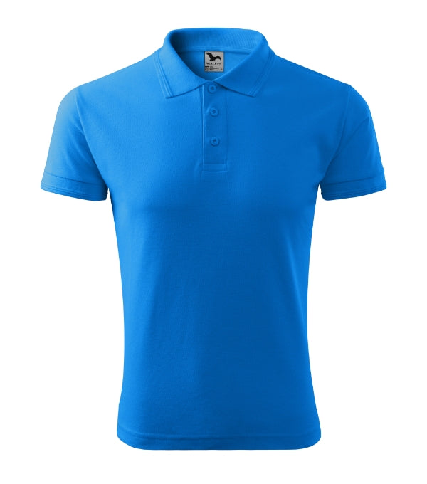 Pique Polo 203 Polokošeľa pánska — snorkel blue