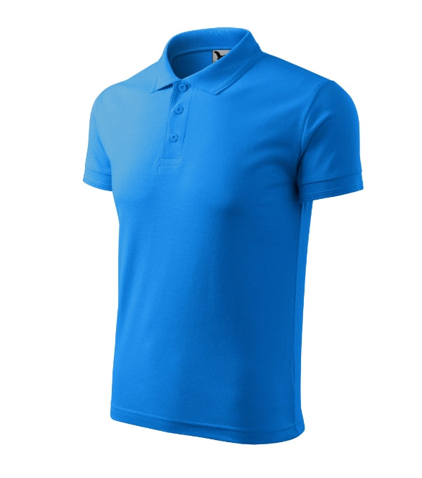 Pique Polo 203 Polokošeľa pánska — snorkel blue