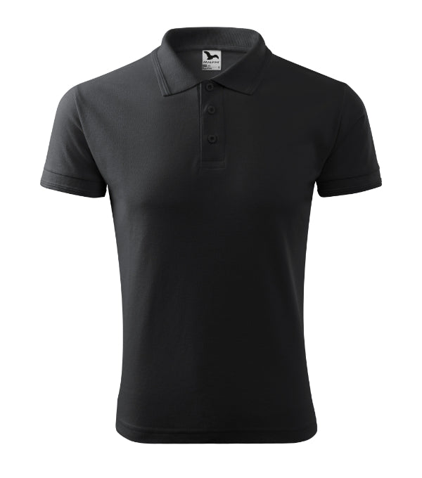 Pique Polo 203 Polokošeľa pánska — ebony gray