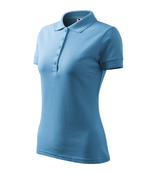 Pique Polo 210 Polokošeľa dámska — svetlomodrá