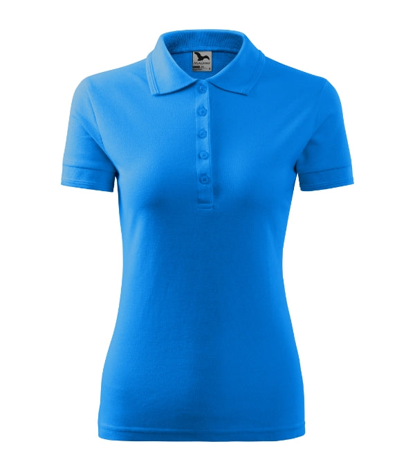 Pique Polo 210 Polokošeľa dámska — snorkel blue