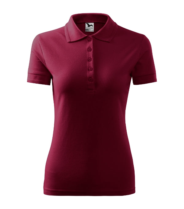 Pique Polo 210 Polokošeľa dámska — garnet