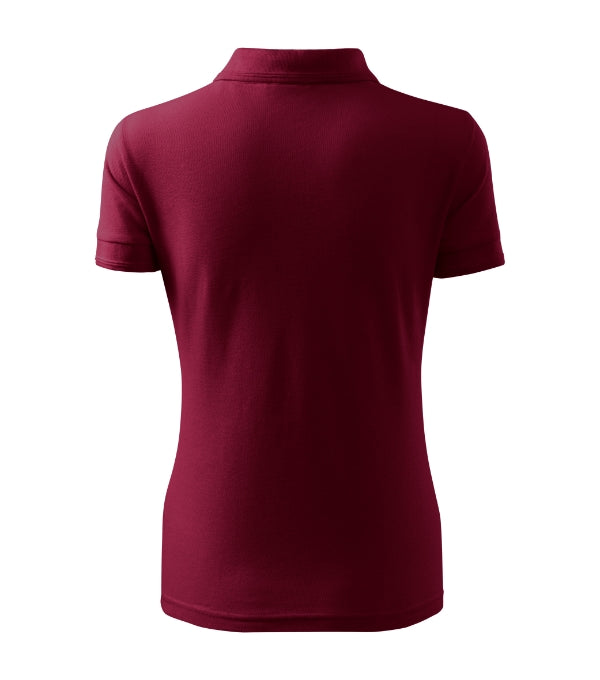 Pique Polo 210 Polokošeľa dámska — garnet