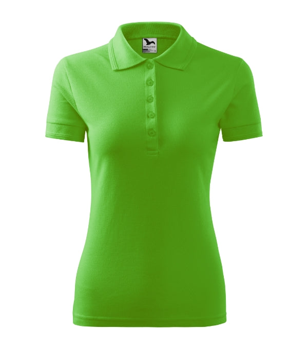 Pique Polo 210 Polokošeľa dámska — green apple