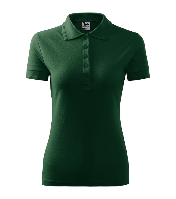Pique Polo 210 Polokošeľa dámska — dark green
