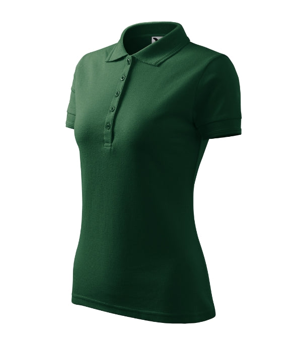 Pique Polo 210 Polokošeľa dámska — dark green