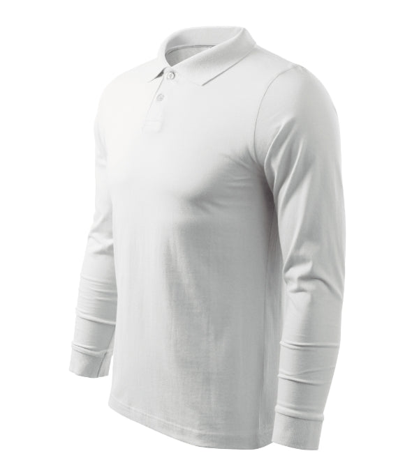 Single J. LS 211 Polokošeľa pánska — biela