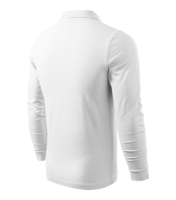 Single J. LS 211 Polokošeľa pánska — biela
