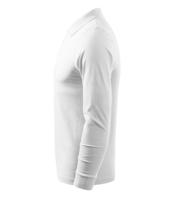 Single J. LS 211 Polokošeľa pánska — biela