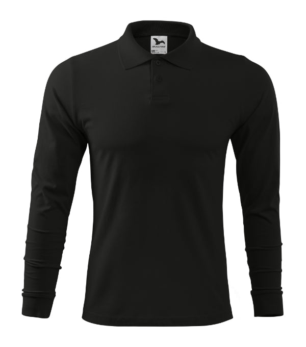 Single J. LS 211 Polokošeľa pánska — čierna