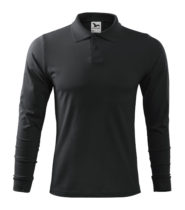 Single J. LS 211 Polokošeľa pánska — ebony gray