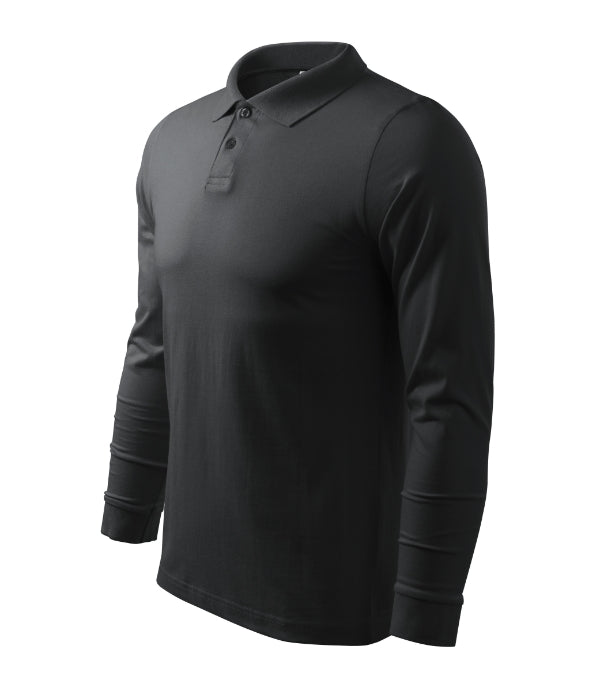 Single J. LS 211 Polokošeľa pánska — ebony gray