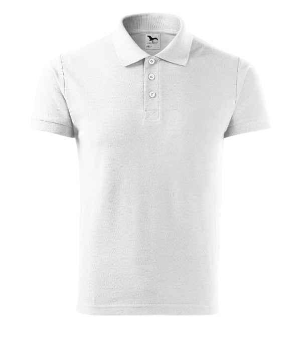 Cotton 212 Polokošeľa pánska — biela