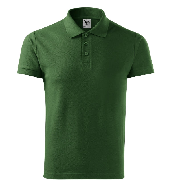 Cotton 212 Polokošeľa pánska — fľaškovozelená