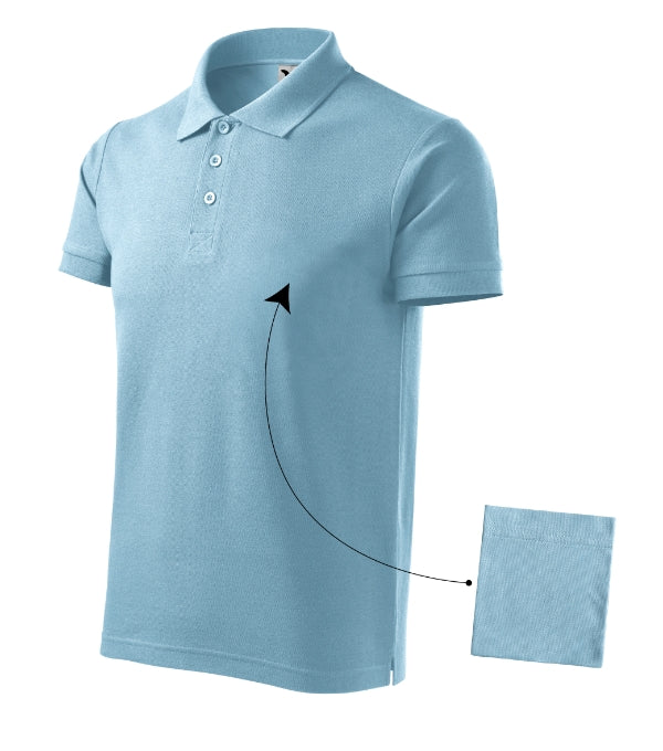 Cotton 212 Polokošeľa pánska — nebeská modrá