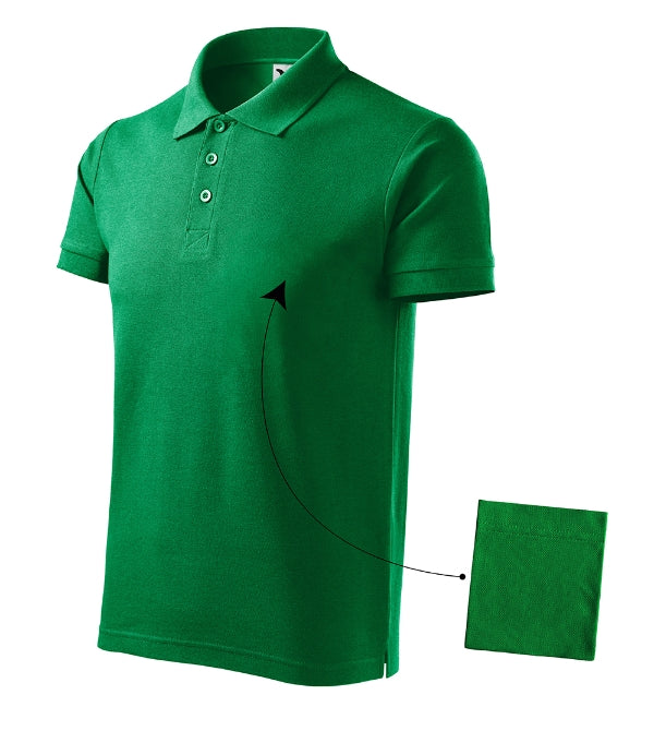 Cotton 212 Polokošeľa pánska — trávová zelená