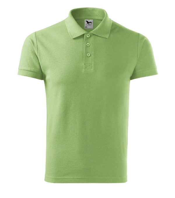 Cotton 212 Polokošeľa pánska — hrášková zelená
