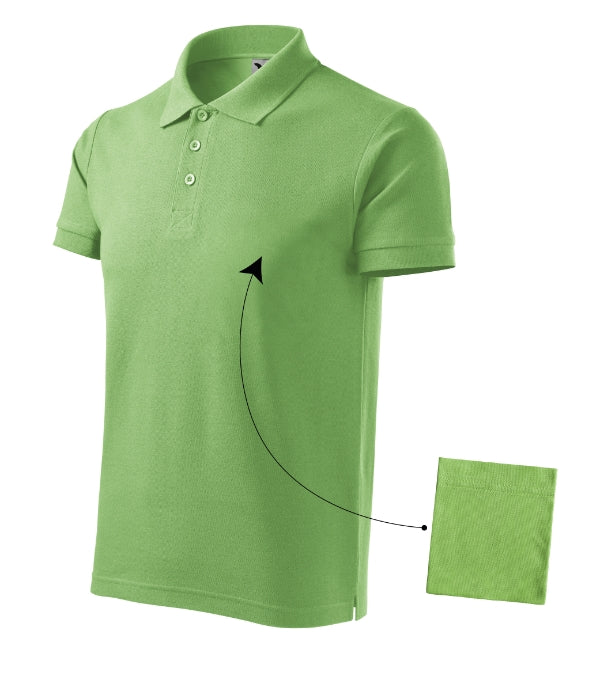 Cotton 212 Polokošeľa pánska — hrášková zelená