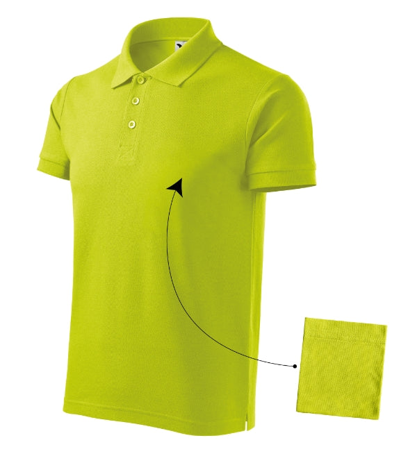 Cotton 212 Polokošeľa pánska — limetková