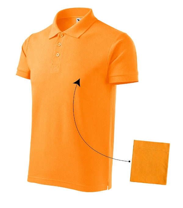 Cotton 212 Polokošeľa pánska — mandarínková oranžová