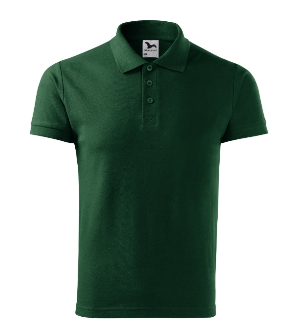 Cotton 212 Polokošeľa pánska — dark green