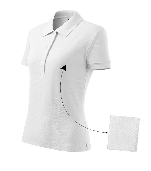 Cotton 213 Polokošeľa dámska — biela
