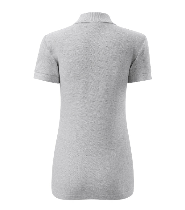 Cotton 213 Polokošeľa dámska — svetlosivý melír