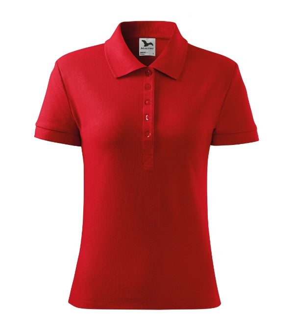 Cotton 213 Polokošeľa dámska — červená
