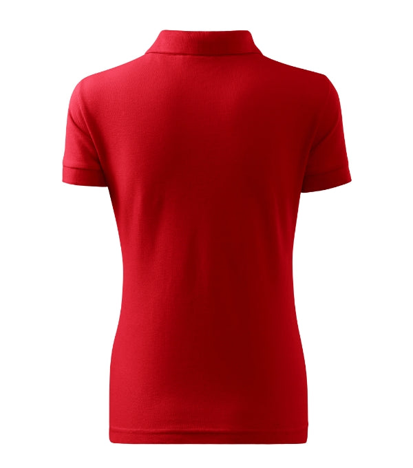 Cotton 213 Polokošeľa dámska — červená