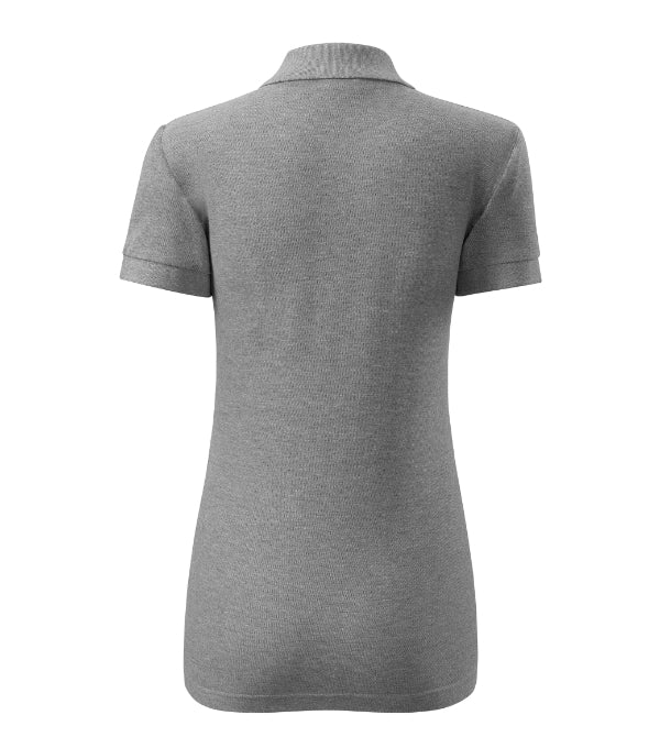 Cotton 213 Polokošeľa dámska — tmavosivý melír