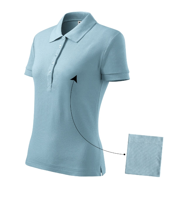 Cotton 213 Polokošeľa dámska — nebeská modrá