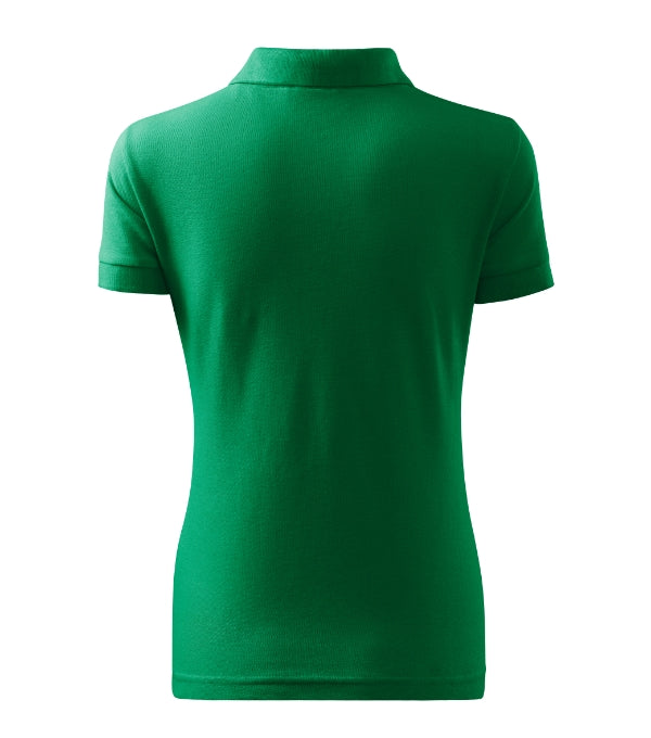 Cotton 213 Polokošeľa dámska — trávová zelená