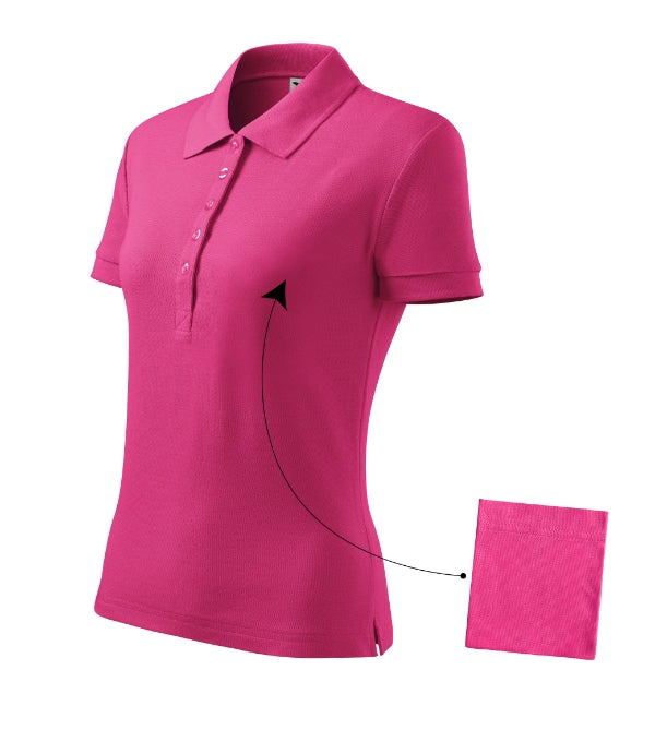 Cotton 213 Polokošeľa dámska — purpurová