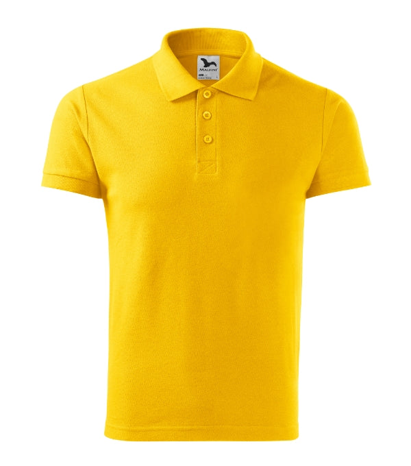 Cotton Heavy 215 Polokošeľa pánska — žltá