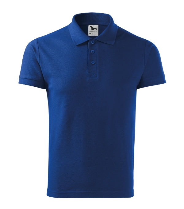 Cotton Heavy 215 Polokošeľa pánska — kráľovská modrá