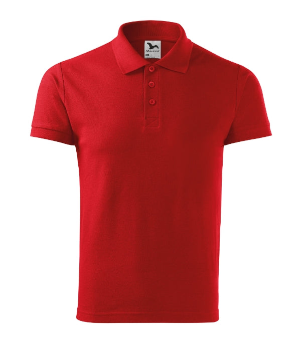 Cotton Heavy 215 Polokošeľa pánska — červená